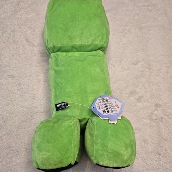 BIG Minecraft Creeper Plush Stuffed Green Kid Pillow Toy Game Plushie 17-19” NWT - Picture 7 of 11